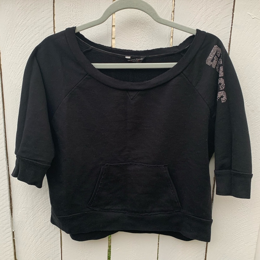 GUESS  Sweatshirt  Pullover 3/4‎ Sleeve